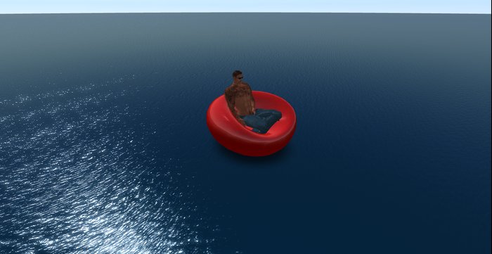 RIVIERA LUXURY PUFF red