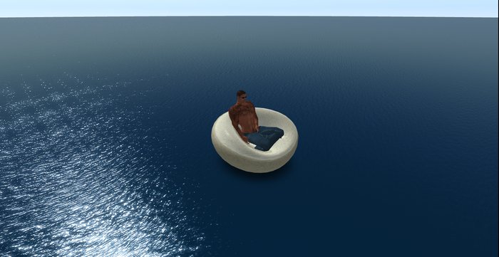 RIVIERA LUXURY PUFF white