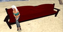 Goth - Vampire Wedding Pew  boxed -groom side-