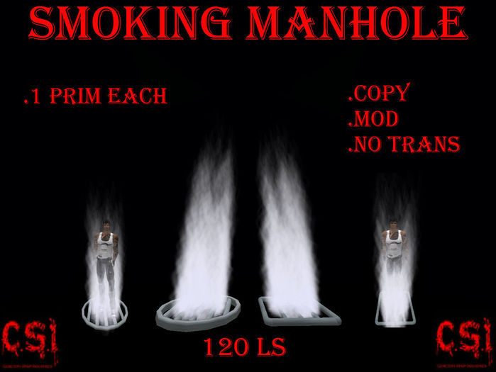 Smoking Manhole (box)