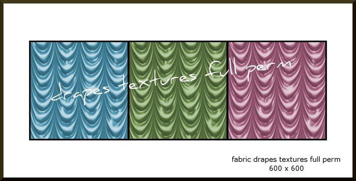 drapes fabric textures full perm