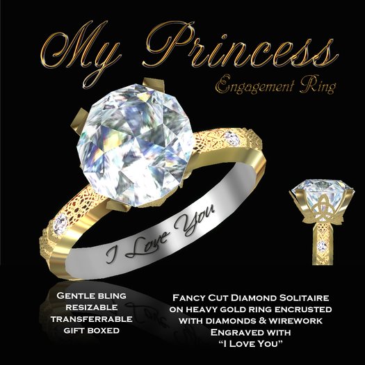 My Princess Gold Ring