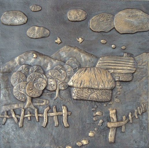 Decorative Metal Plate #16 (boxed)