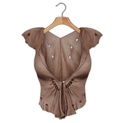 *League* Seashell Blouse -Taupe