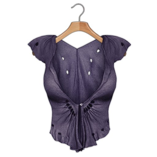 *League* Seashell Blouse -Purple