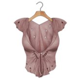 *League* Seashell Blouse -Old Lavender 