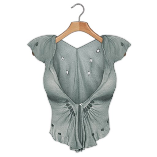 *League* Seashell Blouse -Aqua