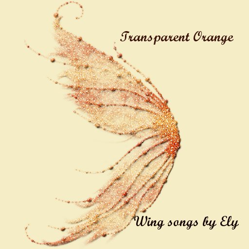 Elys transparent wings orange