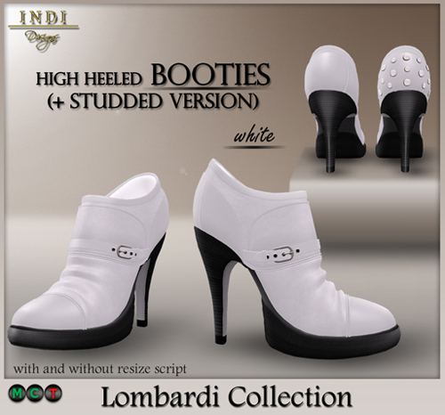 INDI Designs - Lombardi Booties white