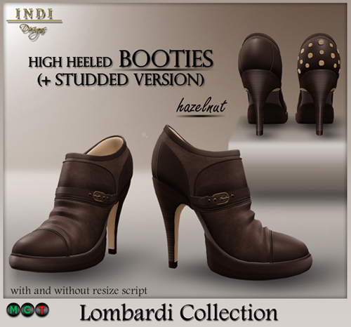 INDI Designs - Lombardi Booties hazelnut