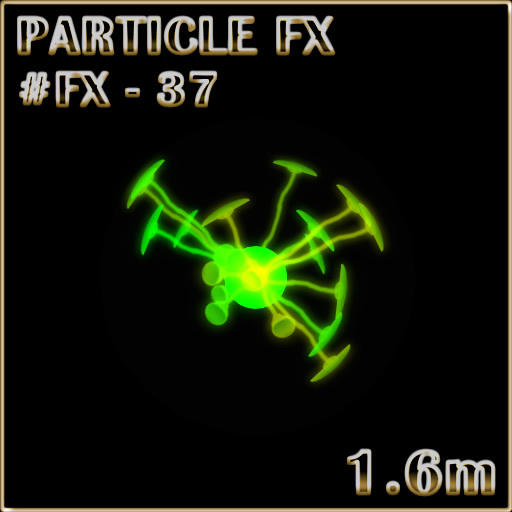 Particle FX Effect - Static Ball 3 (green) by Drake [FULL PERM] Script and Particles Texture UUID Included