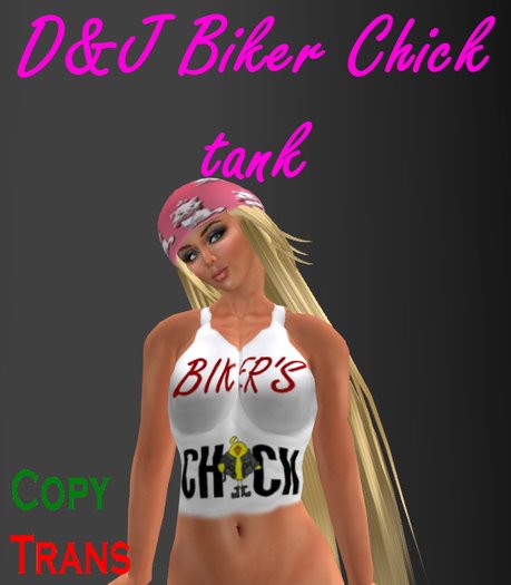 D&J Biker's Chick Tank (boxed)