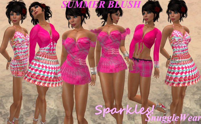 SPARKLES! SnuggleWear : SUMMER BLUSH