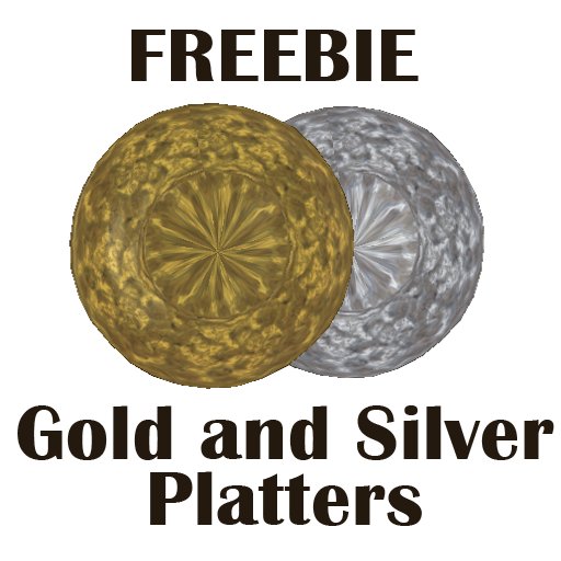 Free Gold and Silver Platter Set