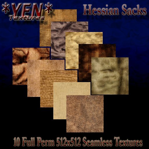 *YEN* Seamless Hessian Sack Textures