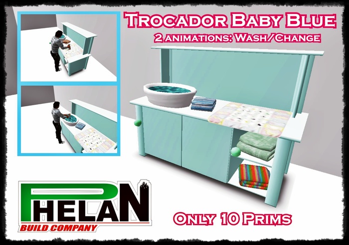 Trocador Baby Blue
