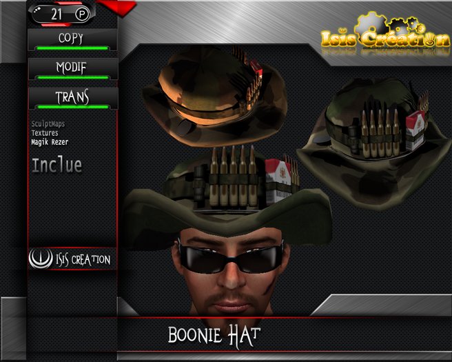 Boonie Hat Full Perm