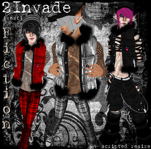 :F@C: 2Invade vest (black)
