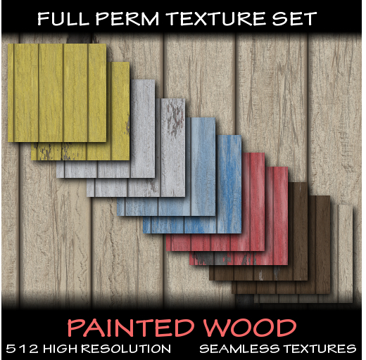 NIGHTMAIRE PAINTED & PEELING WOOD TEXTURE PACK