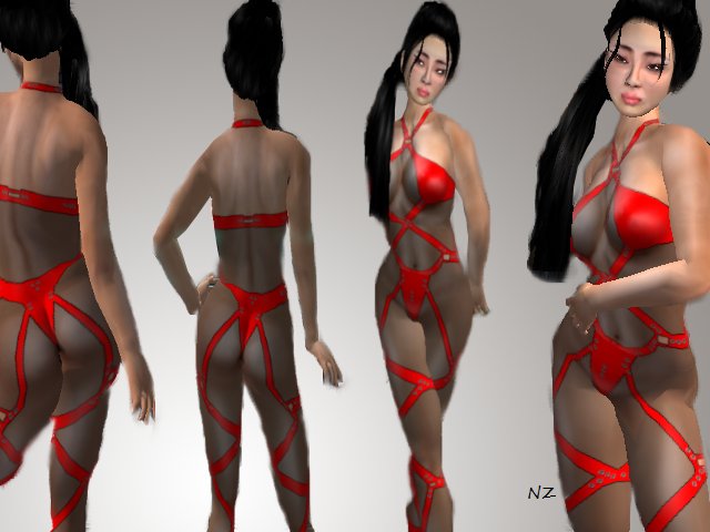 ..::Wanted Undies Red::.. Full Perm