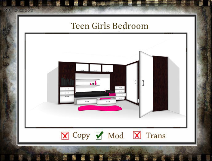 Teen Girls Bedroom * KC Designs* (boxed)