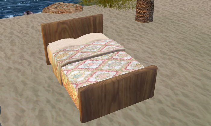 1 prim Bed (Full Perm)