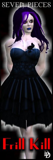 Dare Designs: Frill Kill - blue