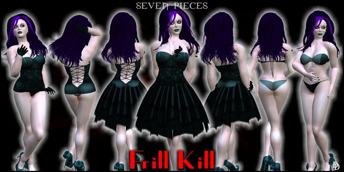 Dare Designs: Frill Kill - teal