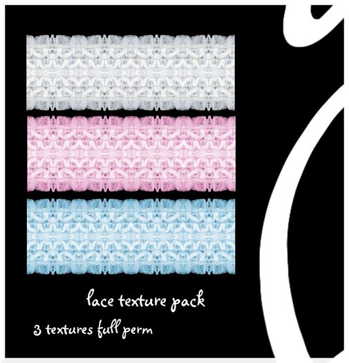 lace texture pack - full perm -