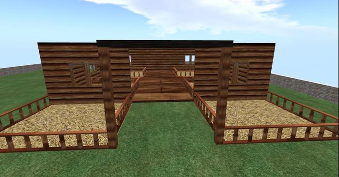 Small Stable For Amaretto Horses