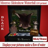 Meeroo Slideshow Waterfall (Black Wood)