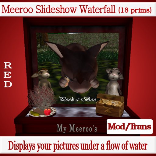 Meeroo Slideshow Waterfall (Red Wood)
