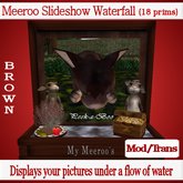 Meeroo Slideshow Waterfall (Brown Wood)