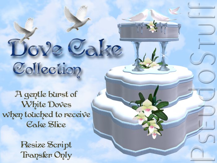 CAKE - Dove Cake - Orchid Blue