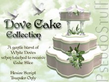 CAKE - Dove Cake - Orchid Green
