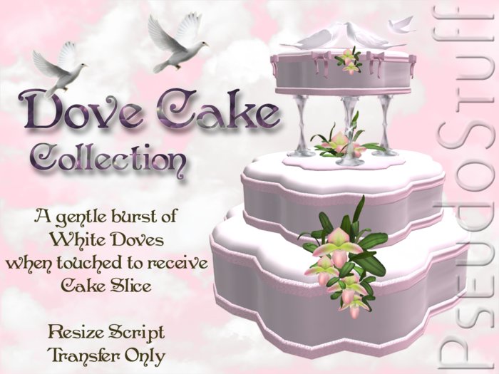 CAKE - Dove Cake - Orchid Pink