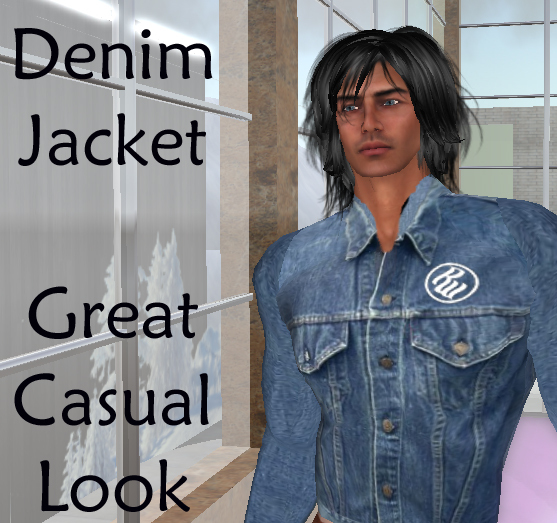 Long sleeved denim jacket