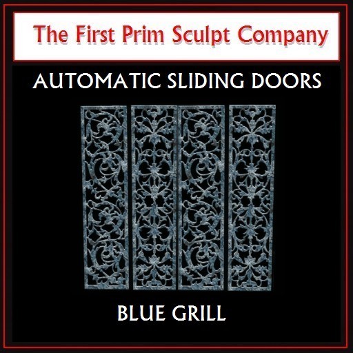 Door: AUTO SLIDING DOORS BLUE BOXED