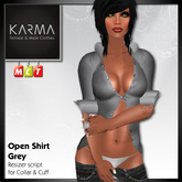 Karma - Open Shirt Grey