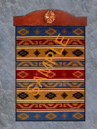 Mexican Serape on Hanger - Wall Hanging/Decoration