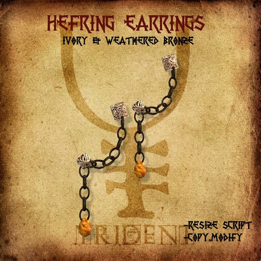 Hefring Earrings [Bronze] 