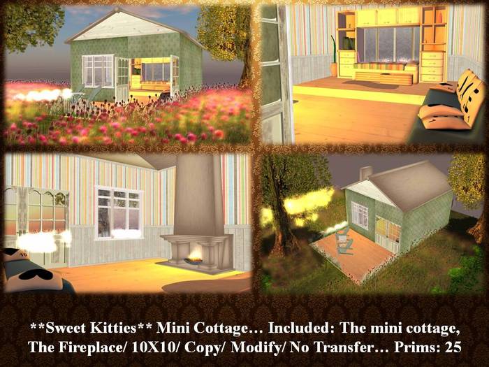 **Sweet Kitties** Mini Cottage