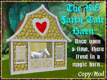 RE Fairy Tale Barn - Yellow Stone - A Fun Home For Animals!