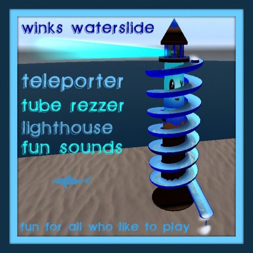 Winks Waterslide lighthouse