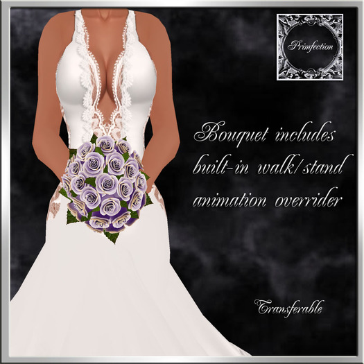 Primfection Round Rose Bouquet (Lilac)