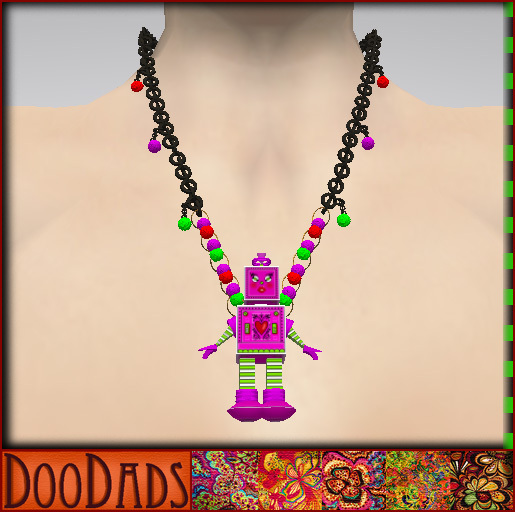 DooDads - PinkieBot Necklace
