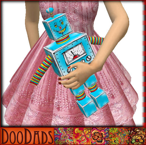 DooDads - Gadget Robot Blue Doll