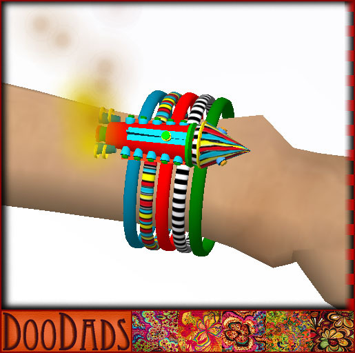 DooDads - Cartoon Rocket Bracelet