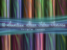 FULL PERM 12 Seamless Sheer Fabric Textures III