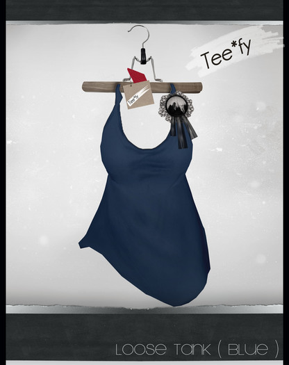 Tee*fy Blue Loose Tank
